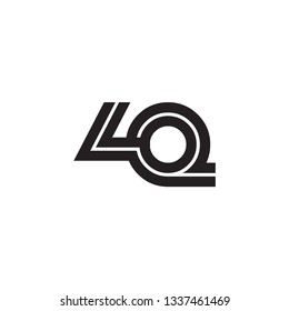 Initial Letter 4Q Linked Design Logo Template