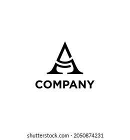 Initial Letter A, S, logo design inspiration