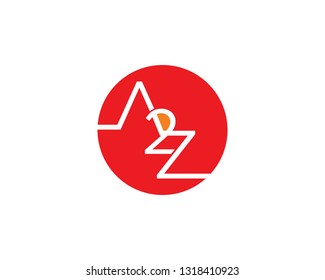 Initial Letter A2Z Design Logo