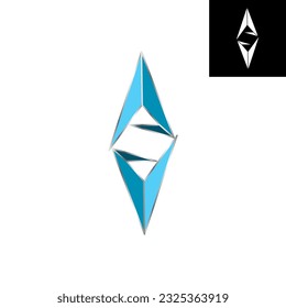 initial letter AA, A and A diamond logo. usable for branding and business logos, Logo Design Template, vector illustration.