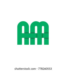 Initial Letter AA Linked Logo