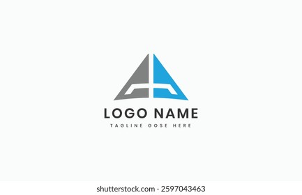 Initial letter aa logo design