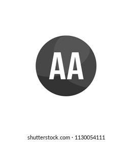 Initial Letter AA Logo Template Design