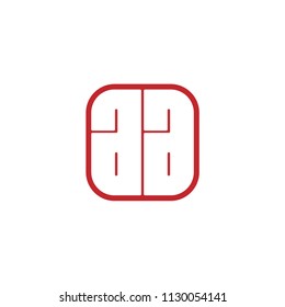 Initial Letter AA Logo Template Design