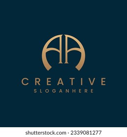 Initial Letter AA Logo Template Design abstract monogram