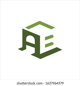 initial letter ab or ba logo vector designs