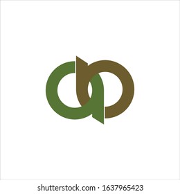 Initial letter ab or ba logo vector design templates