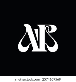 Initial letter AB logo design 