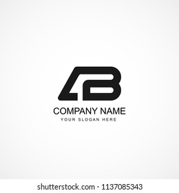 Initial Letter AB Logo Template Design