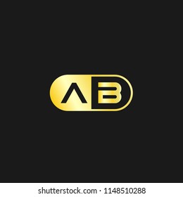 Initial Letter AB Logo Template Design