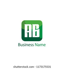 Initial Letter AB Logo Template Design