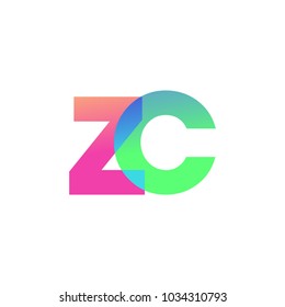 Initial Letter AB Lowercase Logo green, pink and Blue, Modern and Simple Logo Design.