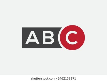 Anfangsbuchstabe ABC Logo Design Vorlage. Abstrakter Buchstabe ABC Linked Logo