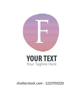 Initial Letter Abstract Line Logo Style
