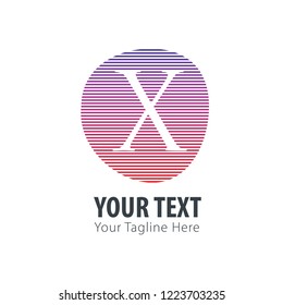 Initial Letter Abstract Line Logo Style