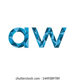 initial letter abstract triangle logo vector