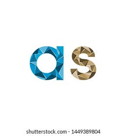 initial letter abstract triangle logo vector