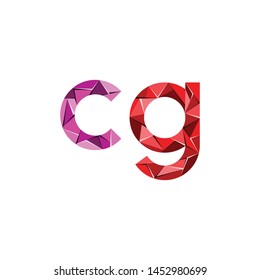 initial letter abstract triangle logo vector