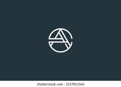 Initial Letter AC Logo Design Vector Template