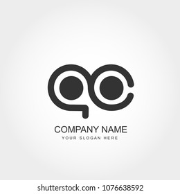 Initial Letter AC Logo Template