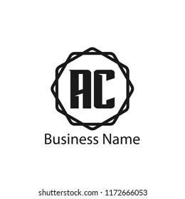 Initial Letter AC Logo Template Design