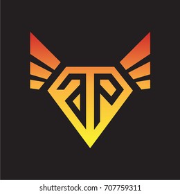 initial letter AC, logo template