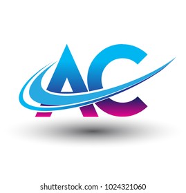 Initial Letter Ac Logotype Company Name Stock Vector (Royalty Free ...