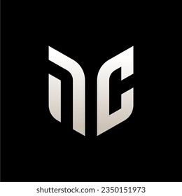 Initial Letter AC Shield Logo Design