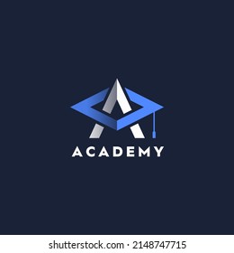 initial letter A Academy logo
