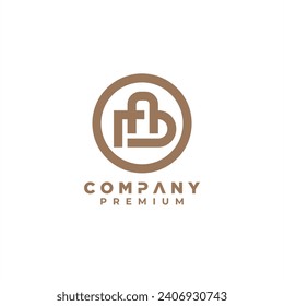 initial letter ad logo design