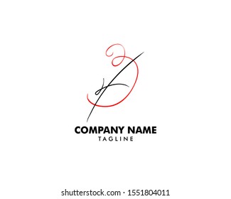 Initial Letter AD Logo Template Design