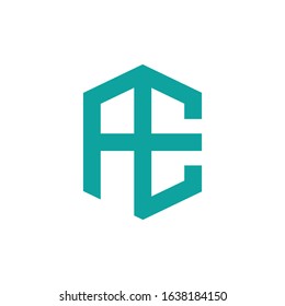 initial letter ae or ea logo vector designs