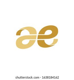 initial letter ae or ea logo vector designs