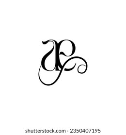 Letra inicial diseño del logotipo símbolo creativo moderno monograma