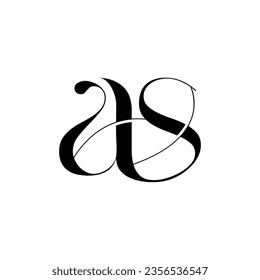 Initialbuchstaben sind Logo-Design kreative moderne Symbol-Monogramm