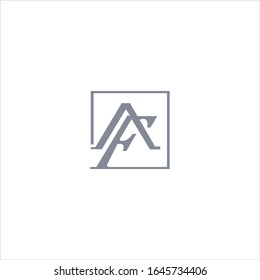 Initial letter af or fa logo vector templates