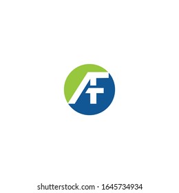 Initial letter af or fa logo vector design template