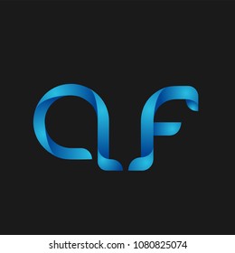 Initial Letter AF Logo Design