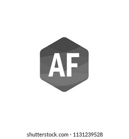 Initial Letter AF Logo Template Design