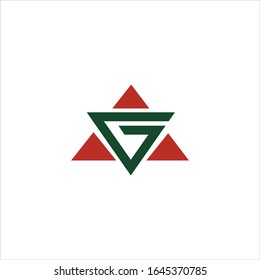initial letter ag or ga logo vector designs