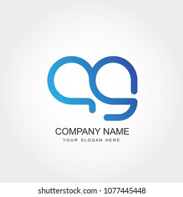 Initial Letter AG Logo Design