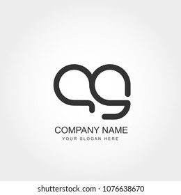 Initial Letter AG Logo Template