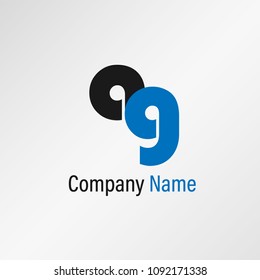Initial Letter AG Logo Template