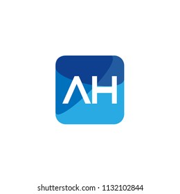 Initial Letter AH Logo Template Design