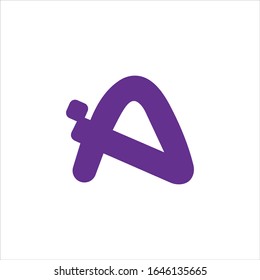initial letter ai or ia logo vector design