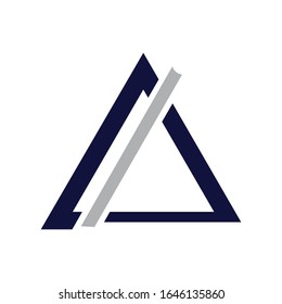 Plantilla de diseño de logotipo de ai o ia de letra inicial