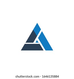 Initial letter ai or ia logo design template