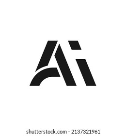 Initial Letter AI Logo Design Inspiration