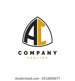 Initial Letter AI Logo Design. Alphabet AI Logo Template