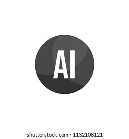 Initial Letter AI Logo Template Design